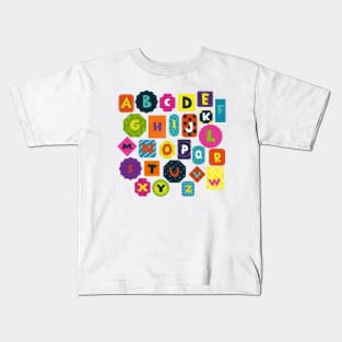 Alphabet For Kids Kids T-Shirt